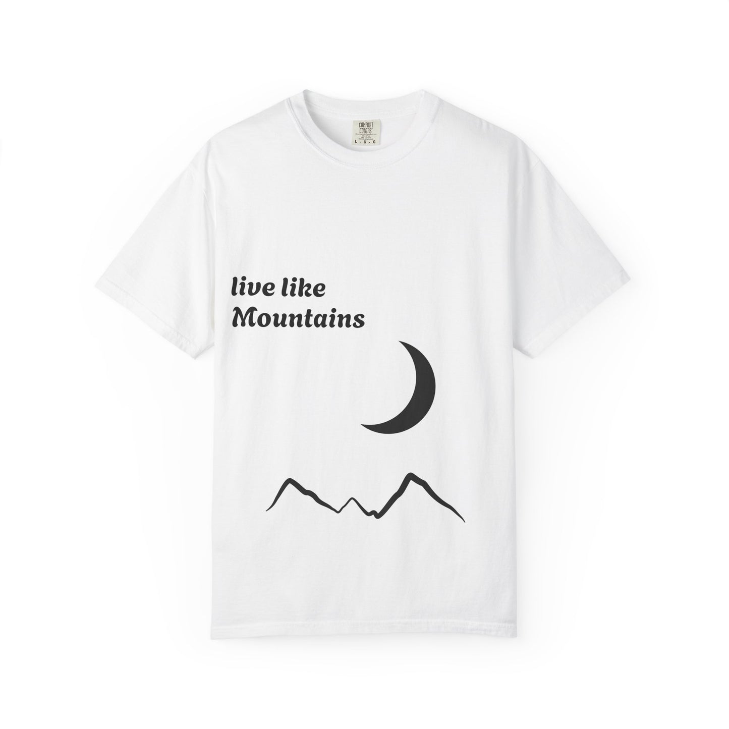 Minimalist Mountain Range T-Shirt - Line Art Hiking & Nature Tee